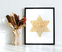 Jewish Fused Applique - Star of David - Matzoh