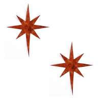 Fused Applique Stars of Bethlehem - 4-1/2 x 5-1/2