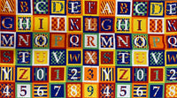 Alphabet & Numbers - 1 YD