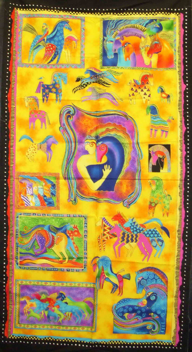 laurel-burch-mythical-horses-gold-panel-fay-s-quilt-embroidery-studio-fay-nicoll